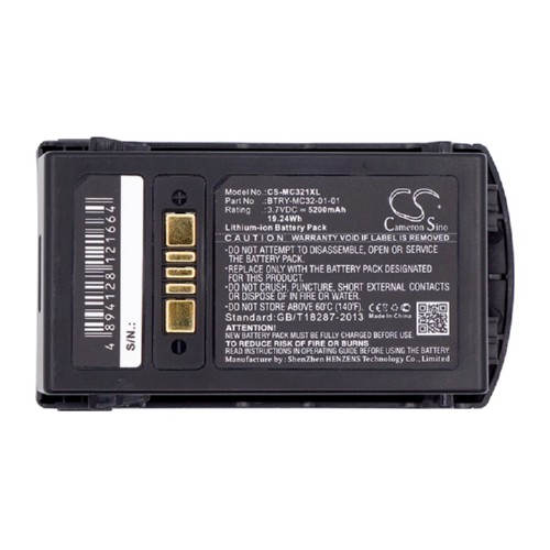 Zebra BTRY-MC32-52MA-01 Battery Replacement (CameronSino Brand) 5200mAh CS-MC321XL-2-BS3