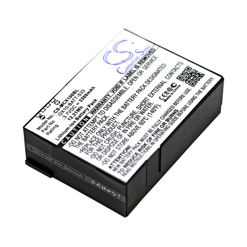M3 Mobile OX10 Battery Replacement (CameronSino Brand) 3300mAh CS-MCX100BL-BS4