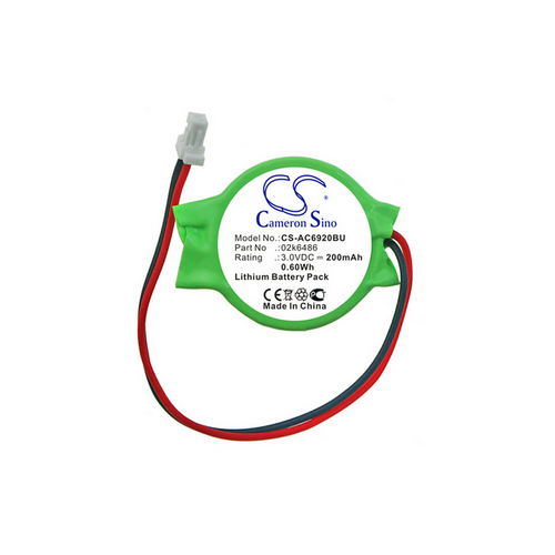 HP Mini 110-1008TU CMOS Battery Replacement (CameronSino Brand) 200mAh CS-AC6920BU-2-CB9