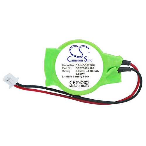 MSI Wind U100-016US CMOS Battery Replacement (CameronSino Brand) 200mAh CS-HCQ620BU-5-CB15