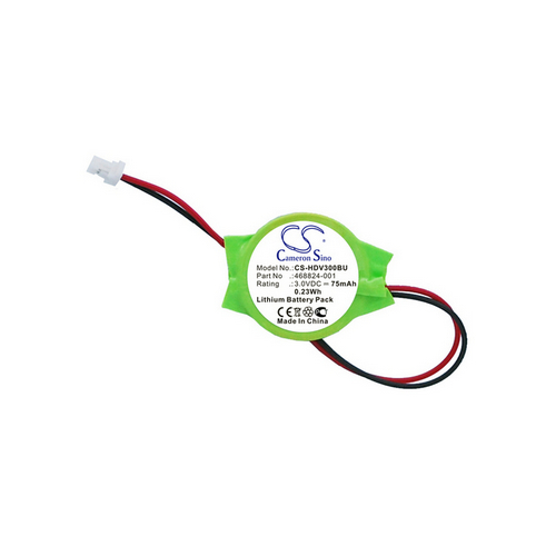 HP Pavilion DV3000 CMOS Battery Replacement (CameronSino Brand) 75mAh CS-HDV300BU-2-CB3