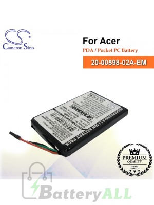 CS-N30SL For Acer PDA / Pocket PC Battery Model 20-00598-02A-EM