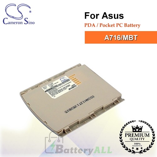 CS-A716SL For Asus PDA / Pocket PC Battery Model A716/MBT