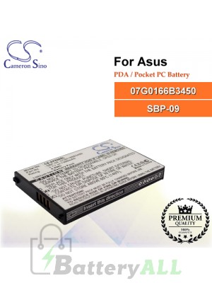 CS-AP696SL For Asus PDA / Pocket PC Battery Model 07G0166B3450 / SBP-09