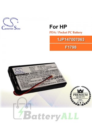 CS-JR520SL For HP PDA / Pocket PC Battery Model 1JP147007063 / F1798