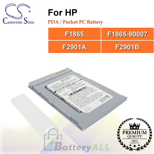 CS-JR560SL For HP PDA / Pocket PC Battery Model F1865 / F1865-80007 / F2901A / F2901B