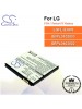 CS-LKP990SL For LG PDA / Pocket PC Battery Model LGFL-53HN / SBPL0103001 / SBPL0103002