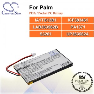 CS-PM500XL For Palm PDA / Pocket PC Battery Model IA1TB12B1 / ICF383461 / LAB363562B / PA1371 / S3261 / UP383562A