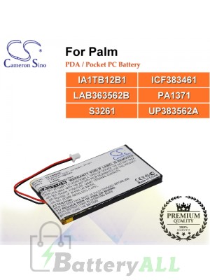 CS-PM500XL For Palm PDA / Pocket PC Battery Model IA1TB12B1 / ICF383461 / LAB363562B / PA1371 / S3261 / UP383562A