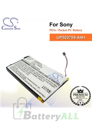 CS-N600CSL For Sony PDA / Pocket PC Battery Model UP503759-A4H