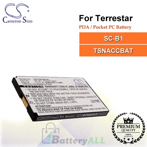 Replacement Battery for TerreStar Genus Part NO SC-B1 TSNACCBAT 