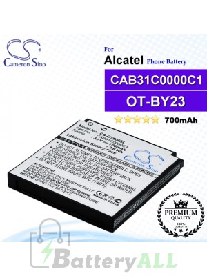 CS-OT606SL For Alcatel Phone Battery Model OT-BY23 / CAB31C0000C1