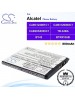 CS-OT880SL For Alcatel Phone Battery Model BTR510AB / BY42 / CAB20K0000C1 / CAB3120000C1 / CAB3120000C3 / CAB3122001C1 / CAB31L0000C1 / TB-04BA