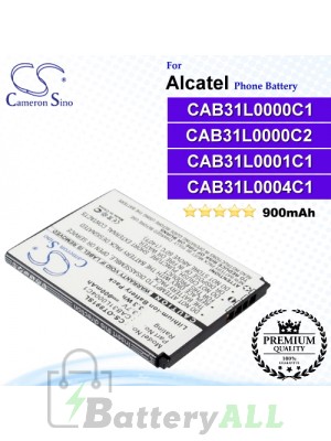CS-OT891SL For Alcatel Phone Battery Model CAB31L0000C1 / CAB31L0000C2 / CAB31L0001C1 / CAB31L0004C1 / CAB31Y0004C1
