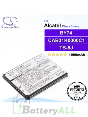 CS-OT906SL For Alcatel Phone Battery Model CAB31K0000C1 / TB-5J / BY74