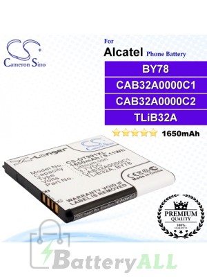 CS-OT991XL For Alcatel Phone Battery Model TLiB32A / CAB32A0000C2 / BY78 / CAB32A0000C1