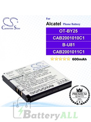 CS-OTS210SL For Alcatel Phone Battery Model OT-BY25 / CAB2001010C1 / B-U81 / CAB2001011C1