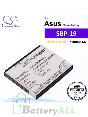CS-AP565SL For Asus Phone Battery Model SBP-19