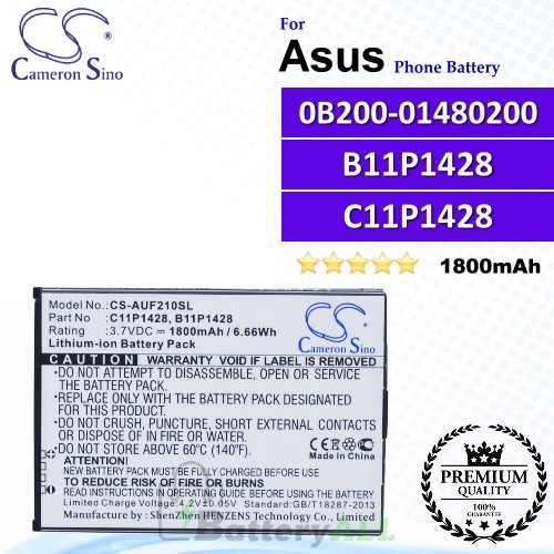 CS-AUF210SL For Asus Phone Battery Model 0B200-01480200 / B11P1428 (1CP5/51/71) / C11P1428 (1CP5/51/71)