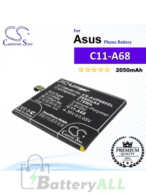CS-AUP680SL For Asus Phone Battery Model C11-A68