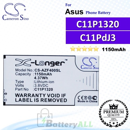 CS-AZF400SL For Asus Phone Battery Model C11P1320 / C11PdJ3