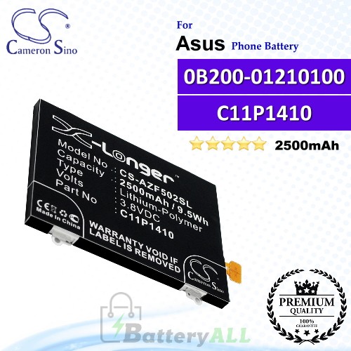 CS-AZF502SL For Asus Phone Battery Model 0B200-01210100 / C11P1410