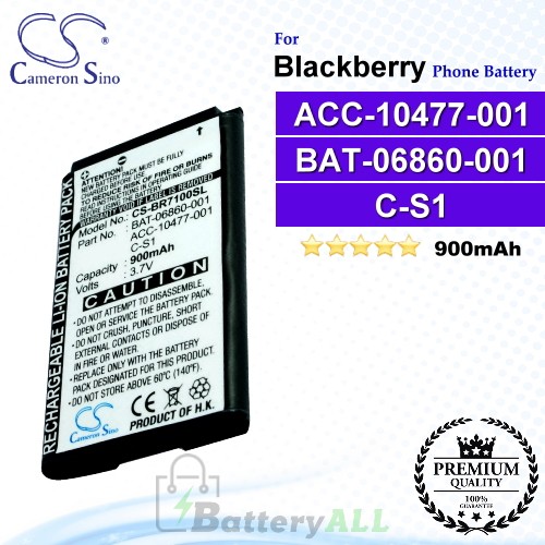 CS-BR7100SL For Blackberry Phone Battery Model ACC-10477-001 / BAT-06860-001 / C-S1