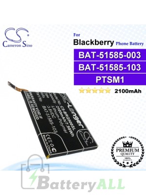 CS-BRQ500SL For Blackberry Phone Battery Model BAT-51585-003 / BAT-51585-103 / PTSM1