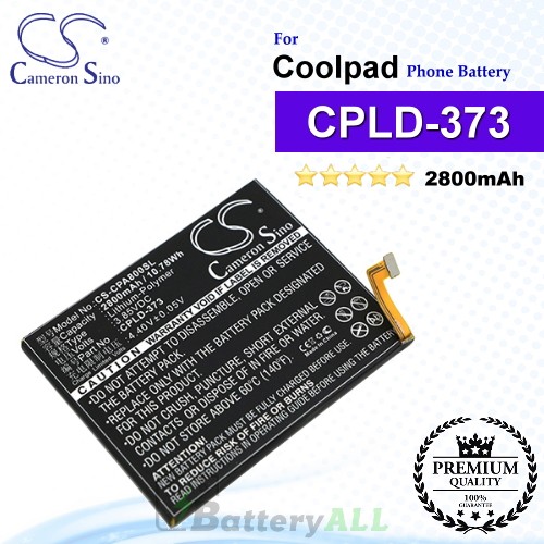 CS-CPA800SL For Coolpad Phone Battery Model CPLD-373