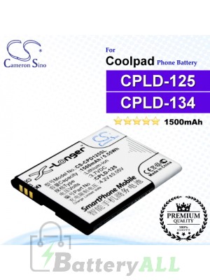 CS-CPD125SL For Coolpad Phone Battery Model CPLD-125 / CPLD-134