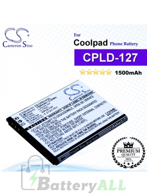 CS-CPD127SL For Coolpad Phone Battery Model CPLD-127