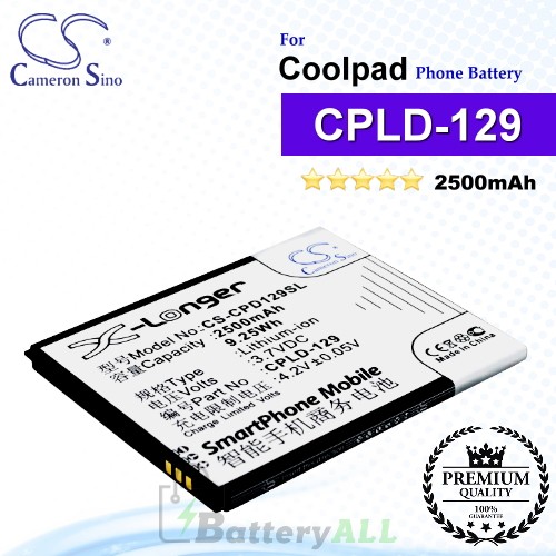 CS-CPD129SL For Coolpad Phone Battery Model CPLD-129
