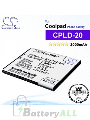 CS-CPD200XL For Coolpad Phone Battery Model CPLD-20