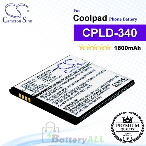 CS-CPD340SL For Coolpad Phone Battery Model CPLD-340