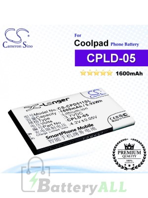 CS-CPD511SL For Coolpad Phone Battery Model CPLD-05