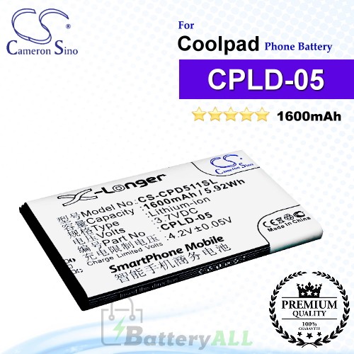 CS-CPD511SL For Coolpad Phone Battery Model CPLD-05