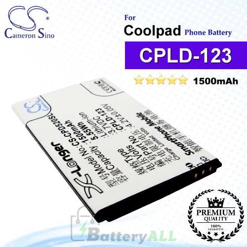 CS-CPD520SL For Coolpad Phone Battery Model CPLD-123