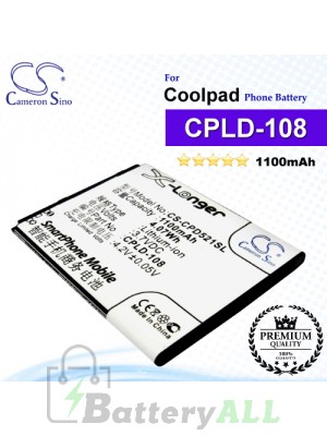 CS-CPD521SL For Coolpad Phone Battery Model CPLD-108