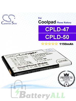 CS-CPD530SL For Coolpad Phone Battery Model CPLD-47 / CPLD-50
