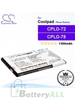 CS-CPD585XL For Coolpad Phone Battery Model CPLD-72 / CPLD-78