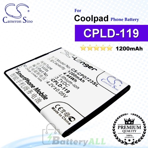 CS-CPD723SL For Coolpad Phone Battery Model CPLD-119