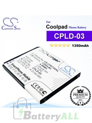 CS-CPD726XL For Coolpad Phone Battery Model CPLD-03