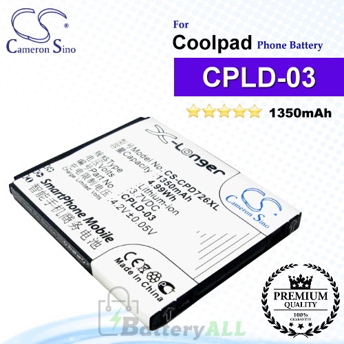 CS-CPD726XL For Coolpad Phone Battery Model CPLD-03