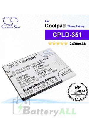 CS-CPD867SL For Coolpad Phone Battery Model CPLD-351