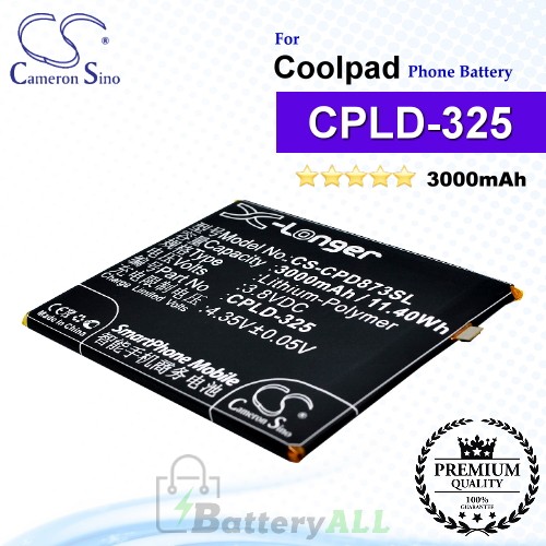 CS-CPD873SL For Coolpad Phone Battery Model CPLD-325
