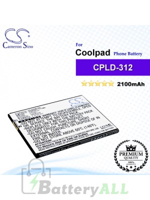 CS-CPD875SL For Coolpad Phone Battery Model CPLD-312 / CPLD-342 / CPLD-351