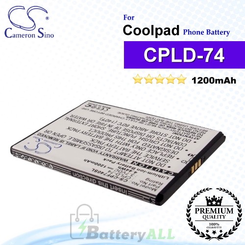 CS-CPF740SL For Coolpad Phone Battery Model CPLD-74