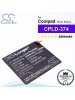 CS-CPK200SL For Coolpad Phone Battery Model CPLD-374