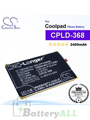 CS-CPT200SL For Coolpad Phone Battery Model CPLD-368