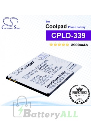 CS-CPV100SL For Coolpad Phone Battery Model CPLD-339